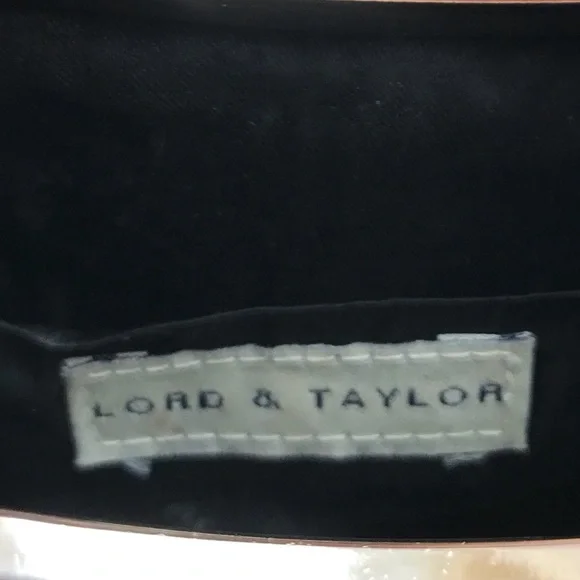 Black Bead & Sequin Purse | Lord and Taylor | Silver Tone Frame | Formal Evening - Picture 4 of 5